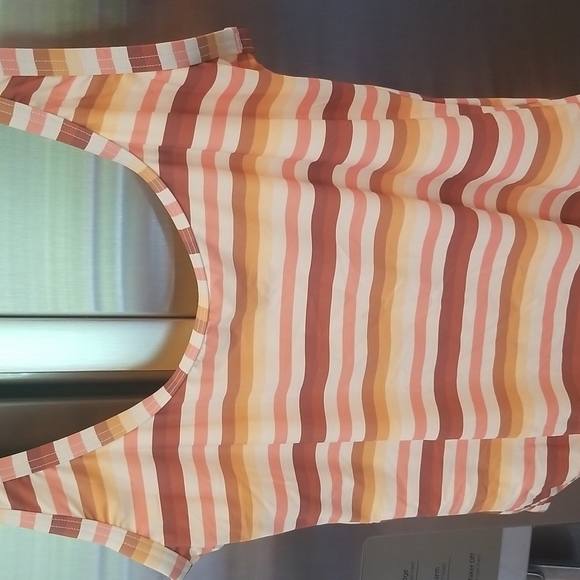 💕BILLABONG💕 Ray Of Gold One-Piece Swimsuit ~ Striped XL NWT - Picture 7 of 12